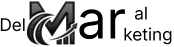 Logotipo del portfolio delmaralmarketing